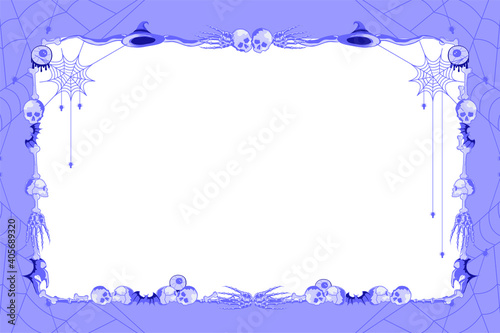Happy halloween scary template background
