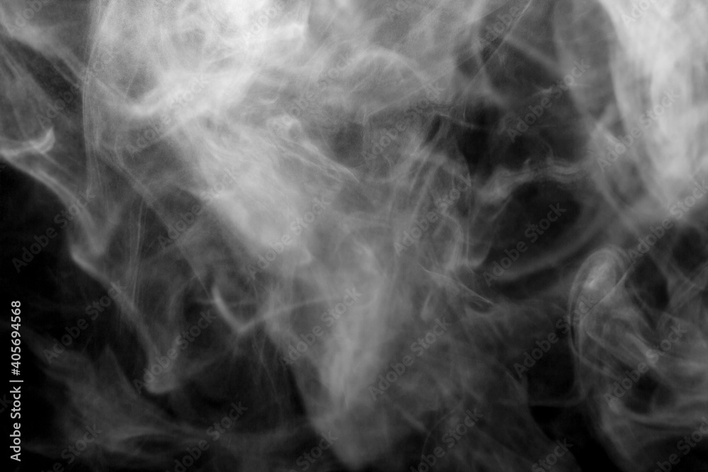 white smoke isolated, abstract powder, water spray on black background. white smoke isolated, abstract powder, water spray on black background.