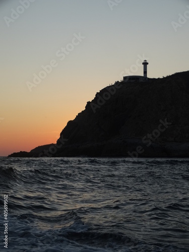 Vista del mar de huatulco mexico