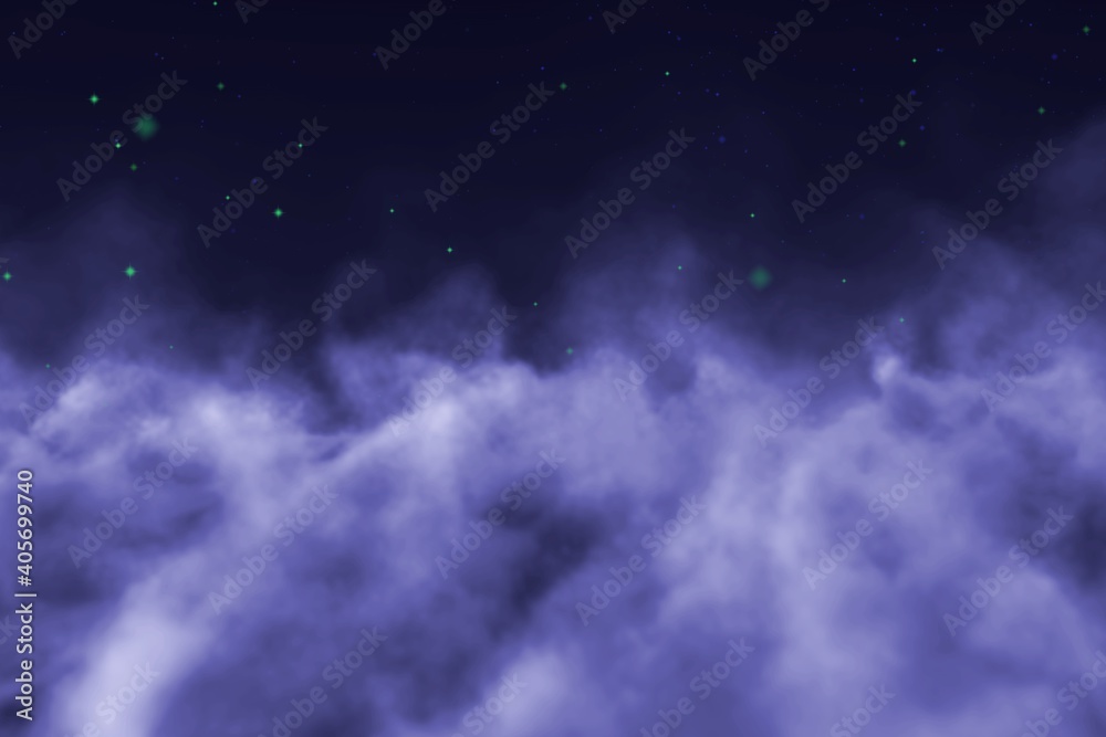 Abstract background creative illustration of mystical clouds concept concept you can use for art purposes