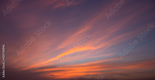 Fototapeta Naklejka Na Ścianę i Meble -  Sky sunset backgeound.