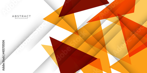 Yellow orange brown white abstract triangle background. Burning fire flames. Abstract background. Modern pattern. Vector illustration for design.