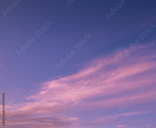 Sunset sky with colorful clouds, wallpaper, background, texture