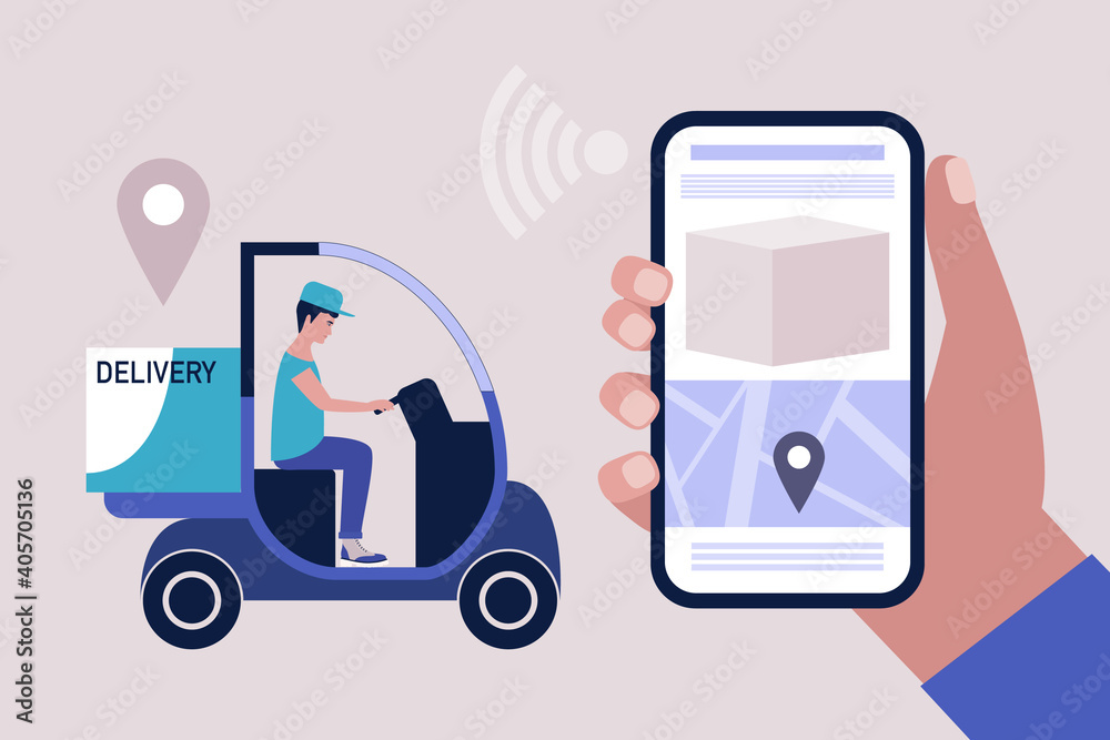 Delivery concept Delivery concept