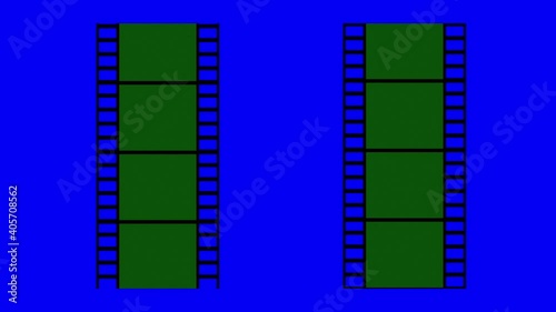 Blue & Green Screen Film Strip (For Chroma Keying)