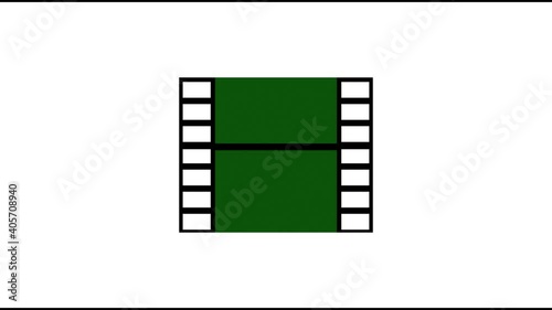 Green Screen Film Strip (For Chroma Keying)