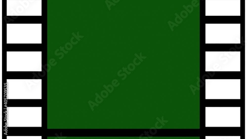 Green Screen Film Strip (For Chroma Keying)