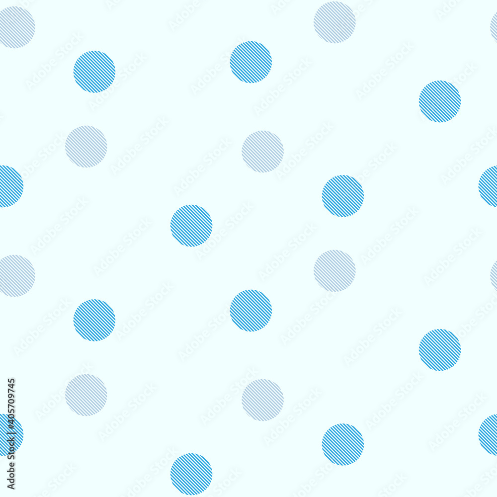 斜線の水玉シームレスパターン 背景素材 水色 Stock Vector Adobe Stock