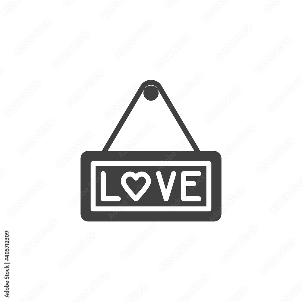 Valentines day sign board vector icon. filled flat sign for mobile concept and web design. Love door plate glyph icon. Symbol, logo illustration. Vector graphics Valentines day sign board vector icon. filled flat sign for mobile concept and web design. Love door plate glyph icon. Symbol, logo illustration. Vector graphics