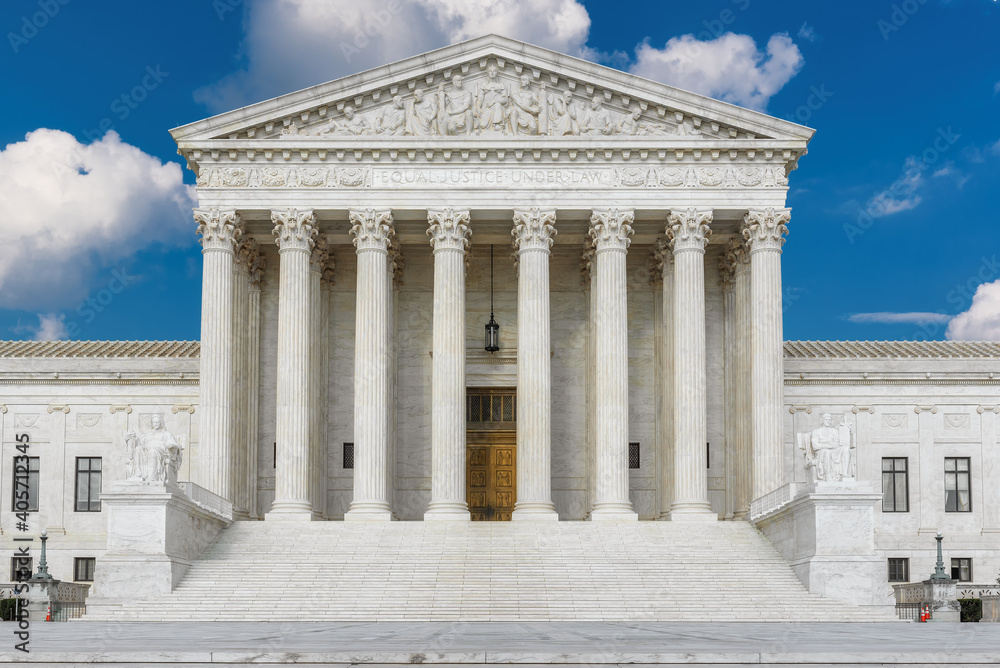 United States Supreme Court Building in Washington DC, USA.