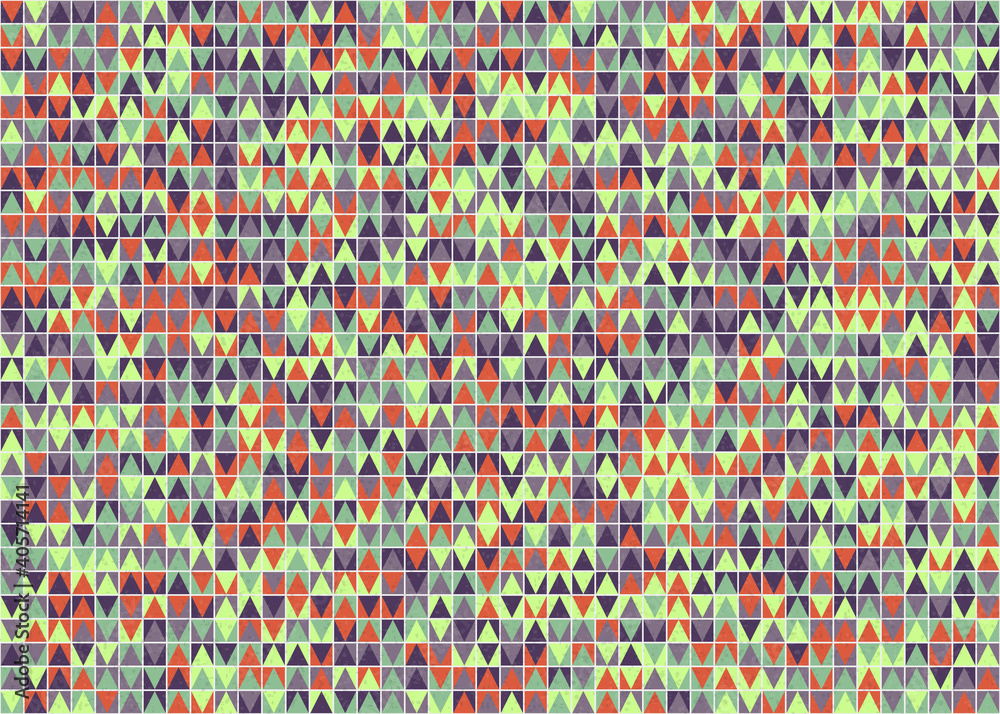 Fototapeta premium Abstract Geometric Pattern generative computational art illustration