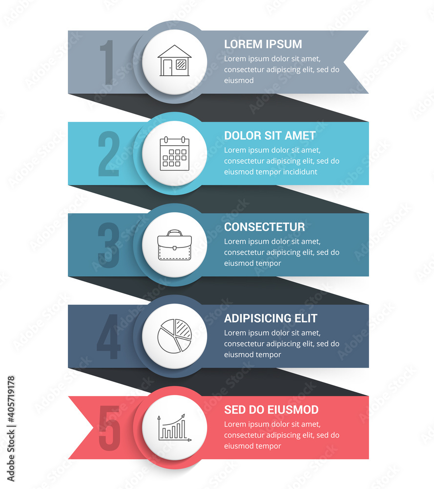 5 Steps - Infographic Template 5 Steps - Infographic Template