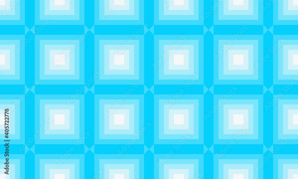 Light blue square repetition. Gradient color Light blue square repetition. Gradient color