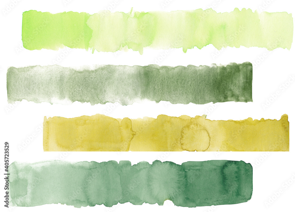 watercolor background stripes in green earth tones watercolor background stripes in green earth tones