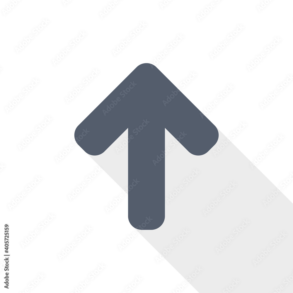 Up arrow, upload vector icon, flat design illustration in eps 10 Up arrow, upload vector icon, flat design illustration in eps 10