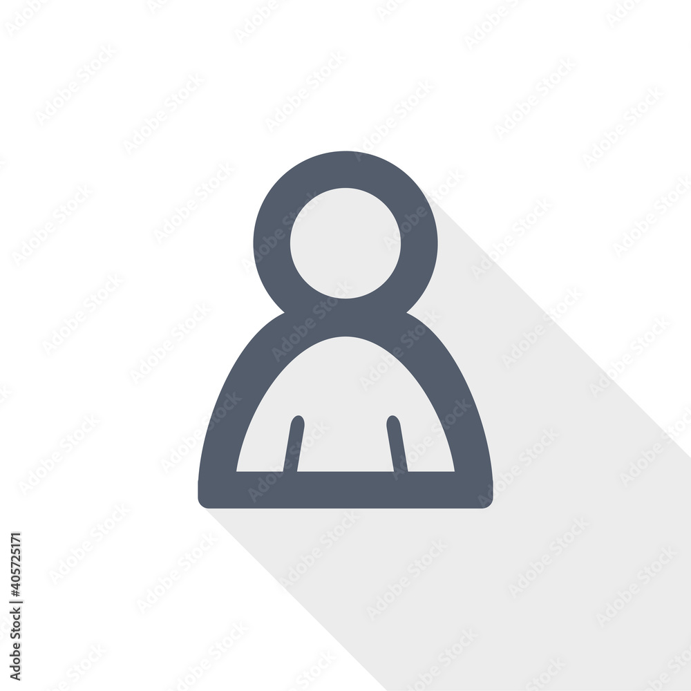 Person, human, man vector icon, flat design illustration in eps 10 Person, human, man vector icon, flat design illustration in eps 10