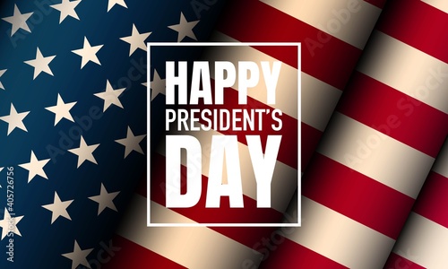 President's Day Background Design. Vector Illustration.