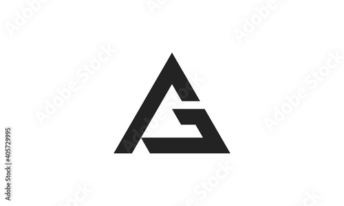 Free Download Creative Vector Illustration Logo Design. Combiation of Letter A and G Concept. - GFXLoad