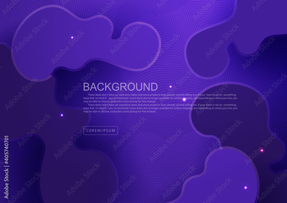 Blue wavy composition with chaotically drawn abstract oval shapes Blue wavy composition with chaotically drawn abstract oval shapes