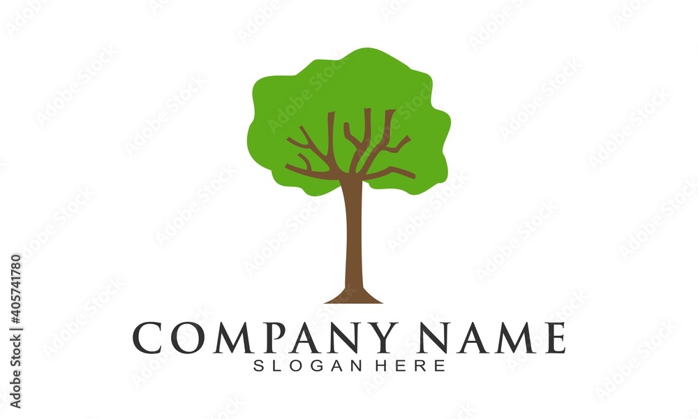 Fototapeta premium Tree illustration vector design