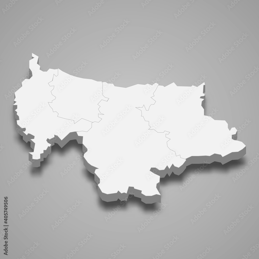 3d isometric map of Mymensingh is a division of Bangladesh 3d isometric map of Mymensingh is a division of Bangladesh