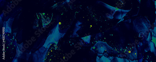 Space Modern Design. Black Space Banner. Yellow Stylish Decor. Ocean Vintage Backdrop. Orange Cotton Banner. Watercolor Presentation. Retro Print. Abstract Background.