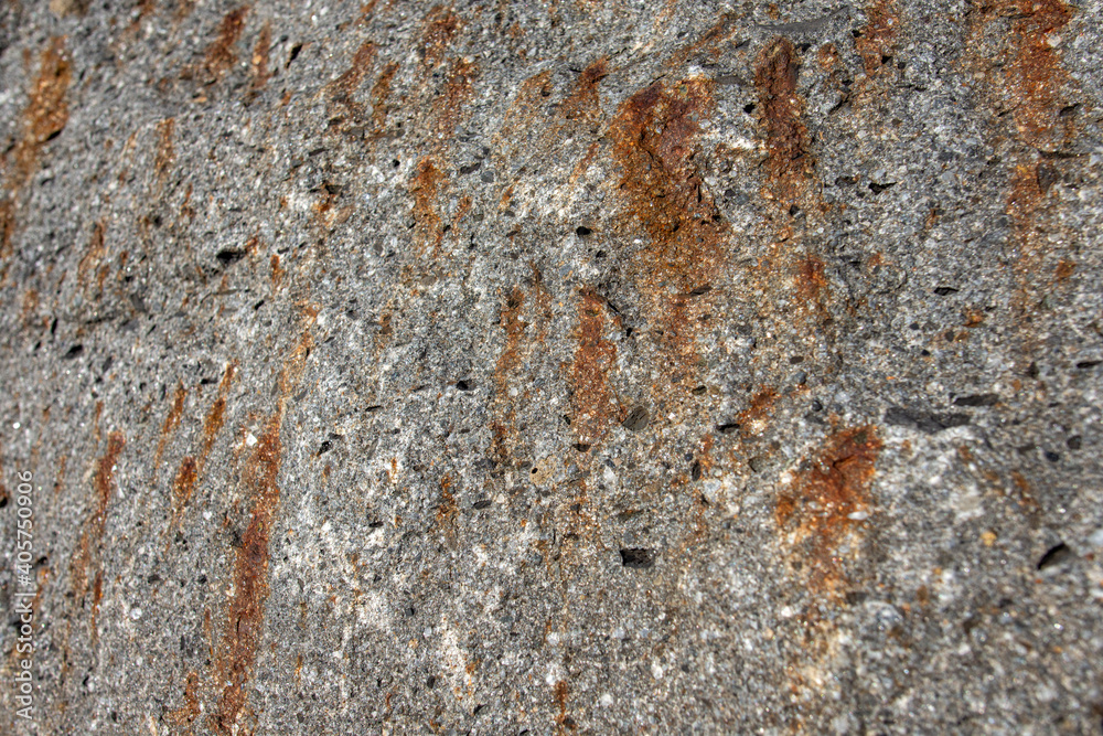 Natural stone texture with rust