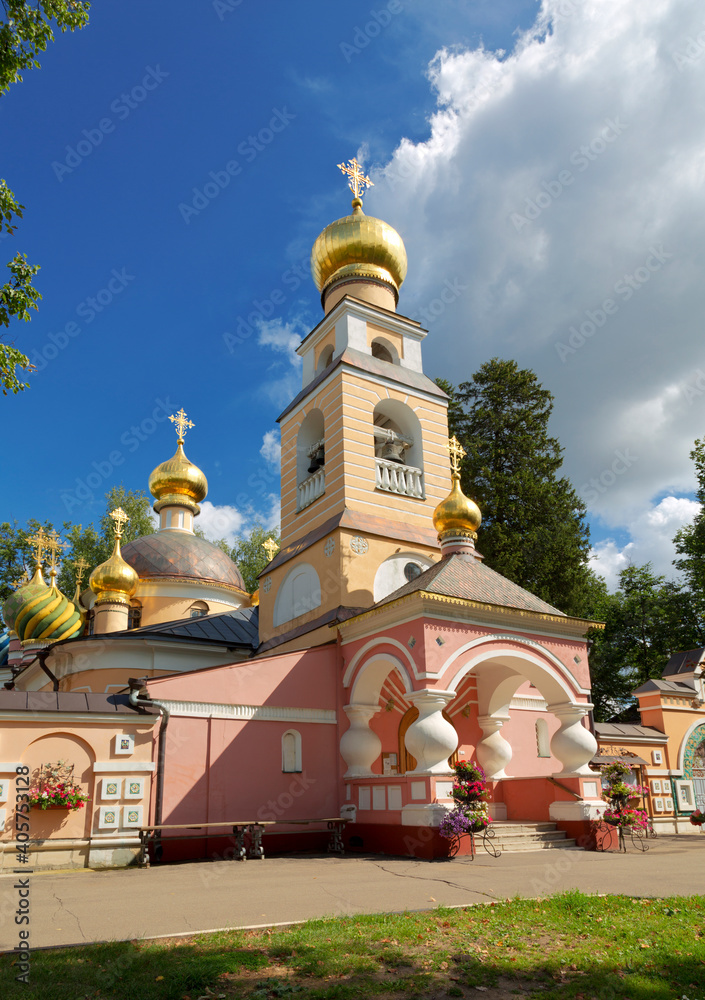 Church of the Transfiguration of the Saviour in Peredelkino. Moscow, Russia Church of the Transfiguration of the Saviour in Peredelkino. Moscow, Russia
