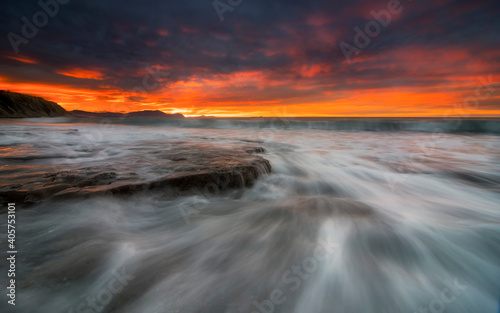 Azkorri beach in the Basque country