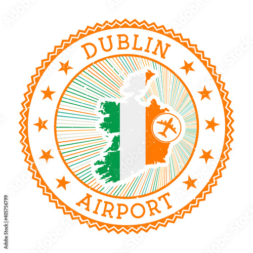 Photography Dublin Airport stamp