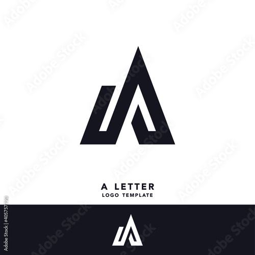 Letter logo design in colorful
