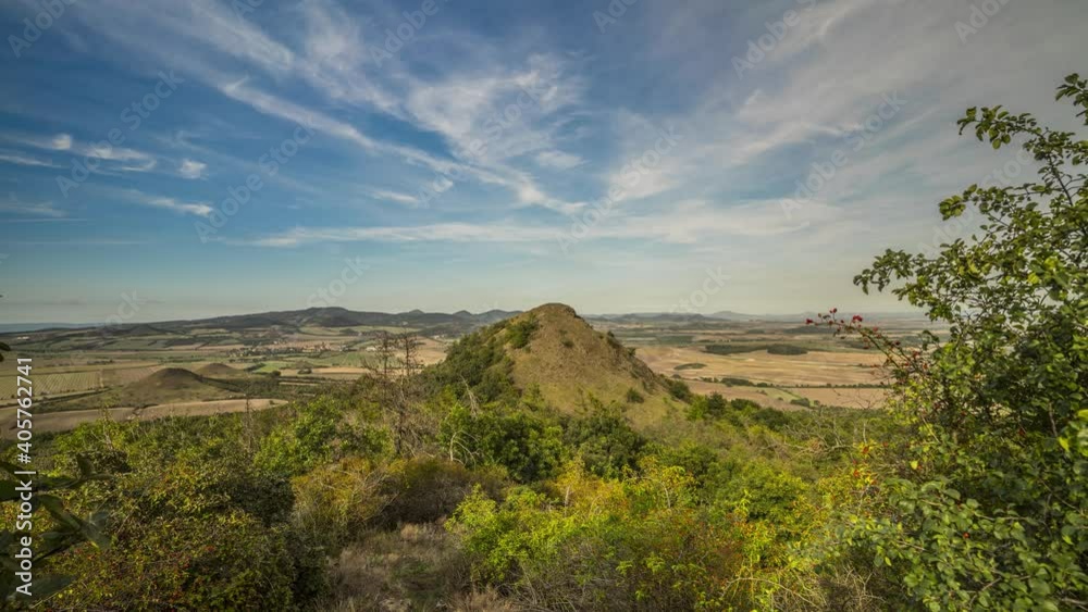 Time lapse of the Czech Central Highlands in the Czech Republic. Beautiful nature Time lapse of the Czech Central Highlands in the Czech Republic. Beautiful nature