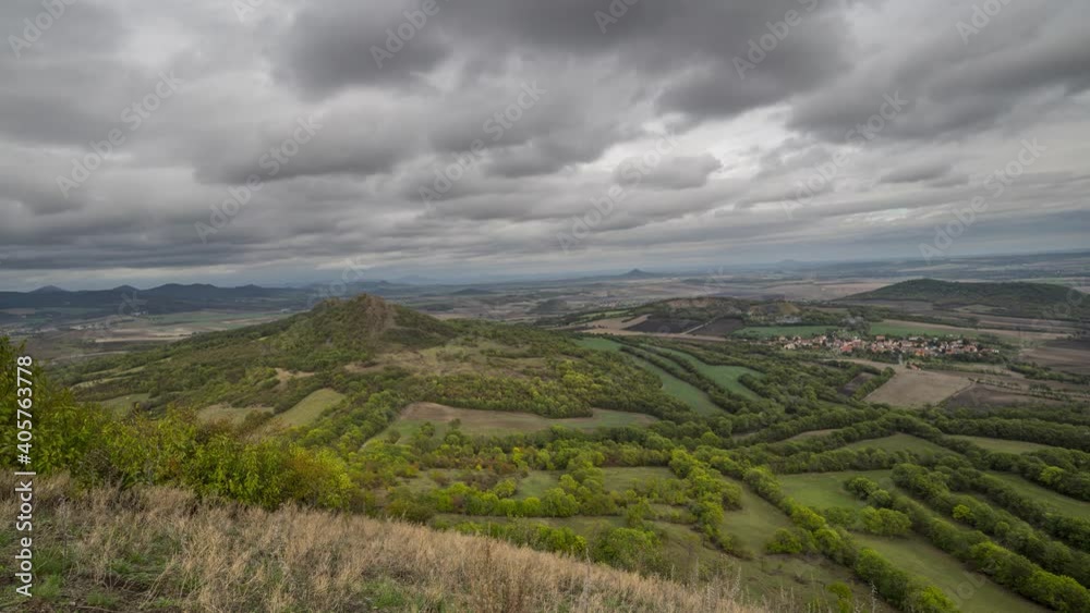 Time lapse of the Czech Central Highlands in the Czech Republic. Beautiful nature Time lapse of the Czech Central Highlands in the Czech Republic. Beautiful nature