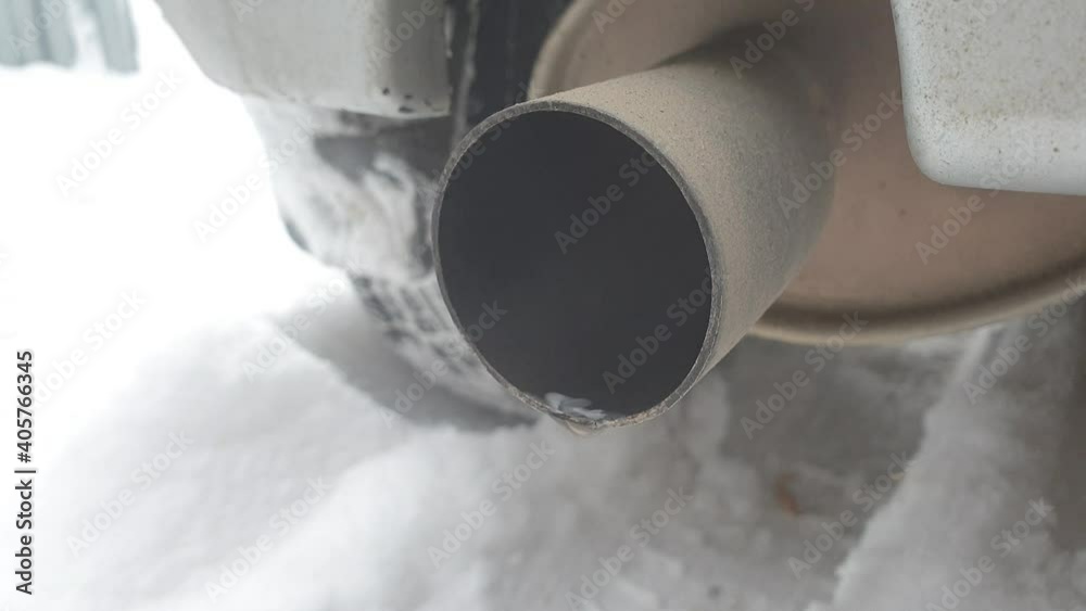 harmful gases from the exhaust pipe of the car, internal combustion