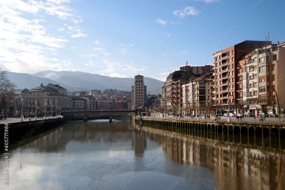 Architecture in the city of Bilbao