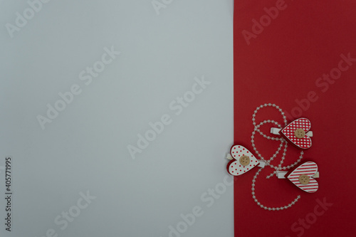 Valentines day wishes type of cards with hearts and pearls different backgrounds
