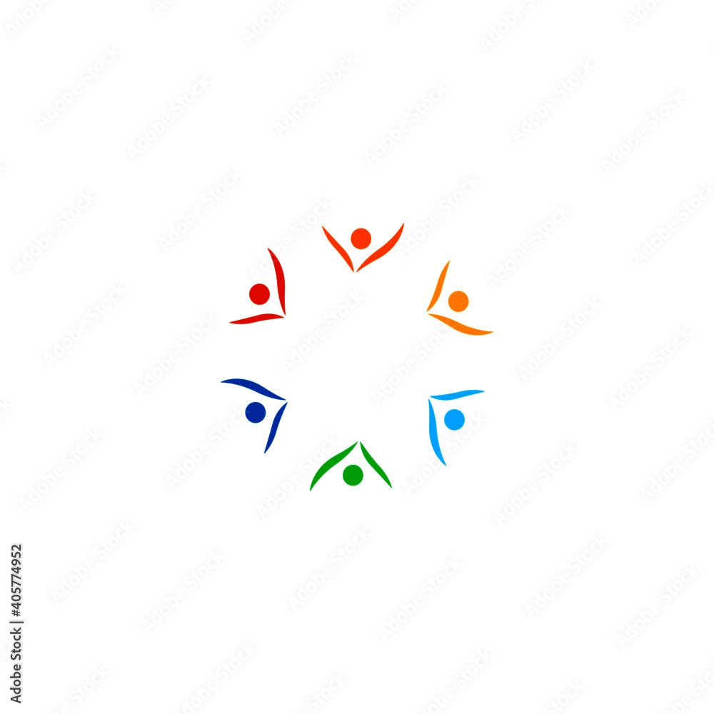 Colorful circle clipart, sign, symbol, logo isolated on white Colorful circle clipart, sign, symbol, logo isolated on white