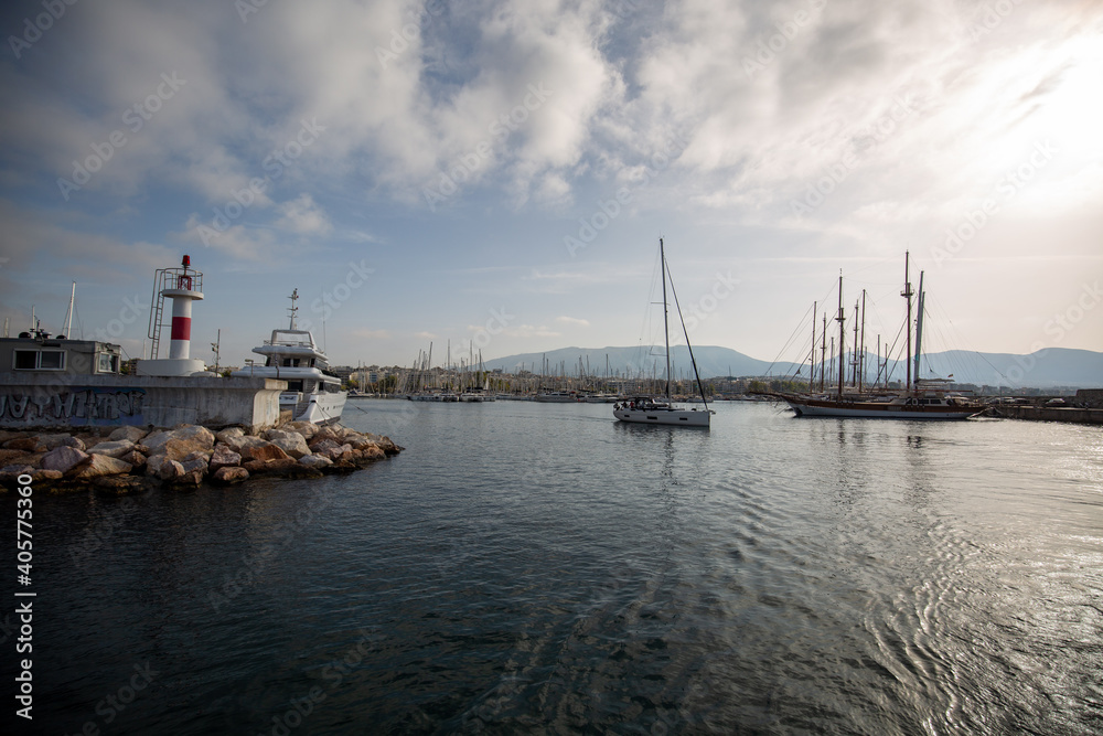 port with boats