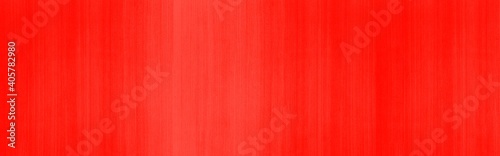 Panorama of Vintage red painted plywood wall texture and seamless background