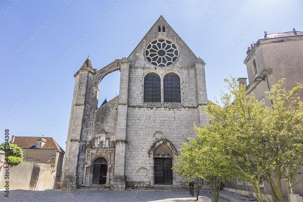 Saint Aignan Church (Eglise Saint-Aignan de Chartres). Saint Aignan church considered as the most ancient parishes in Chartres. Chartres (80 km southwest of Paris), Eure-et-Loir, France.