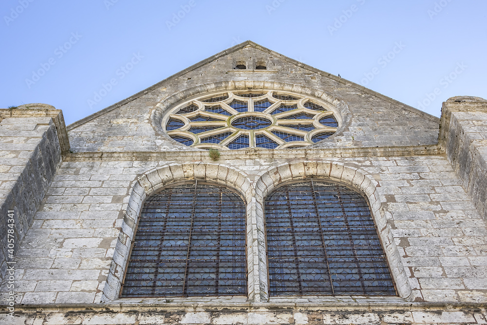 Saint Aignan Church (Eglise Saint-Aignan de Chartres). Saint Aignan church considered as the most ancient parishes in Chartres. Chartres (80 km southwest of Paris), Eure-et-Loir, France. Saint Aignan Church (Eglise Saint-Aignan de Chartres). Saint Aignan church considered as the most ancient parishes in Chartres. Chartres (80 km southwest of Paris), Eure-et-Loir, France.