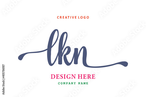 LKN lettering logo is simple, easy to understand and authoritative