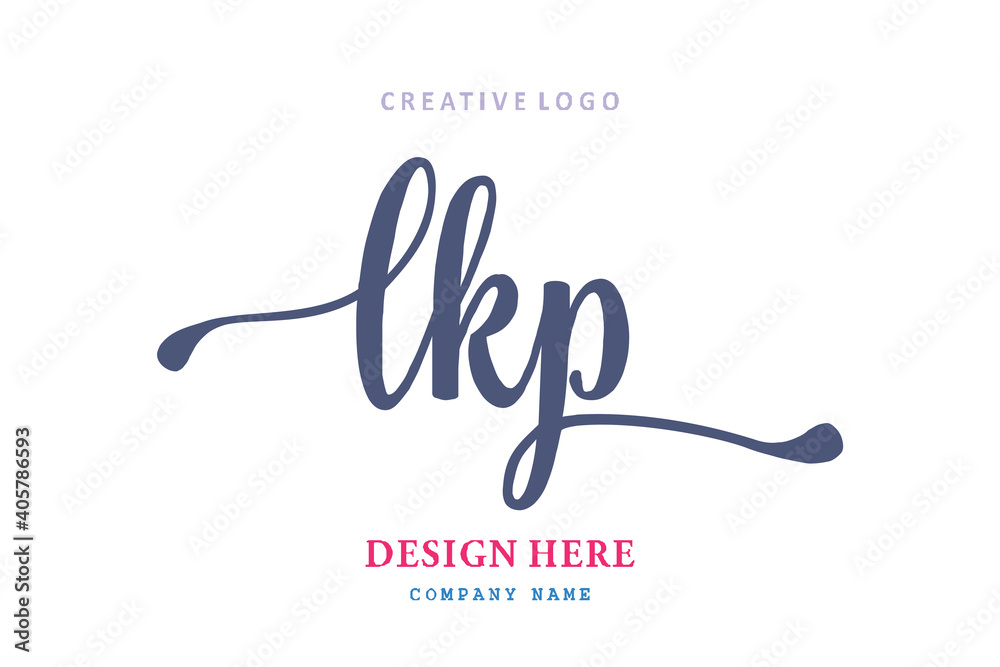 LKP lettering logo is simple, easy to understand and authoritative LKP lettering logo is simple, easy to understand and authoritative
