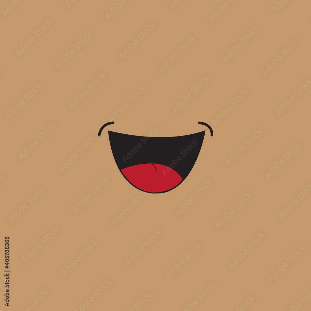 Smile icon isolated on background. Trendy smile icon for sticker, wallpaper, greeting card, t shirt and poster. Useful web site, app, ui and logo template. Smile vector illustration Smile icon isolated on background. Trendy smile icon for sticker, wallpaper, greeting card, t shirt and poster. Useful web site, app, ui and logo template. Smile vector illustration