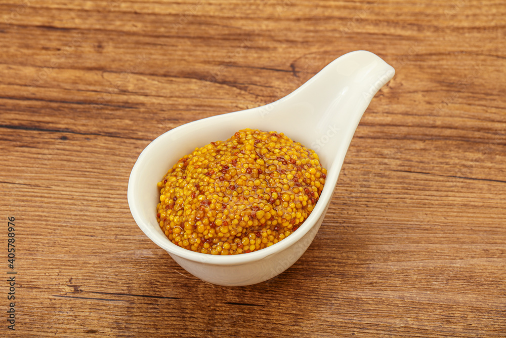 Dijon mustard sauce with seeds Dijon mustard sauce with seeds