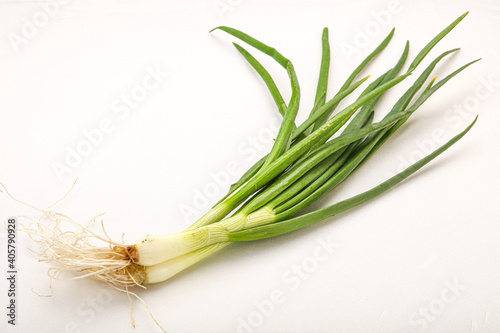 Young fresh tasty green onion