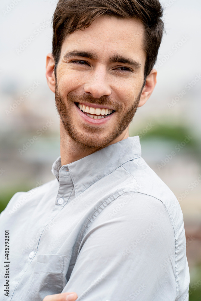 Smiling young man Smiling young man