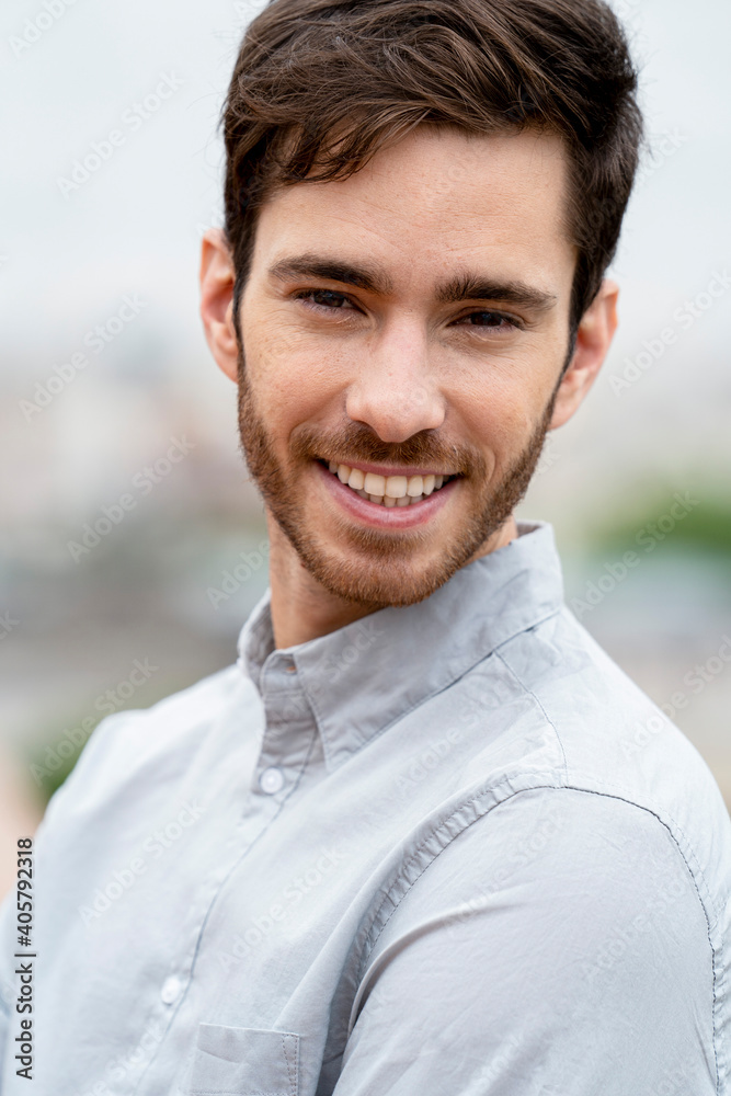 Smiling young man