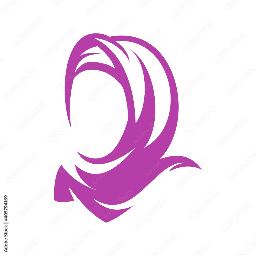 Fototapeta premium hijab logo