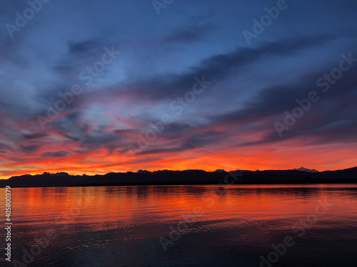 Sunrise over Lake Geneva